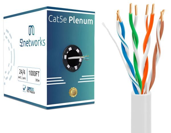 Cat5e-Plenum-Copper-White-with-Cable Cat5e-Plenum-Copper-52-Yellow