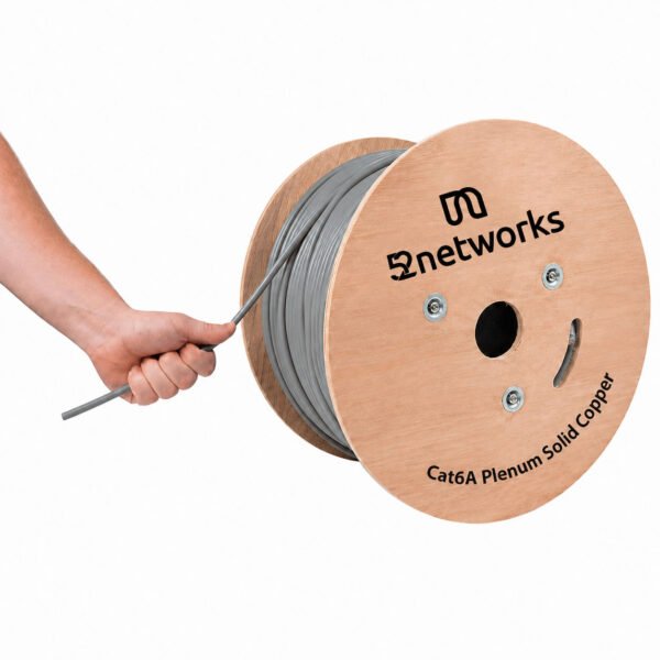 Cat6A-Plenum-Solid-Copper-Hand-Reel-Gray